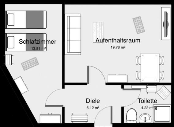 Ferienwohnung Ortrand - Pension Esterno foto